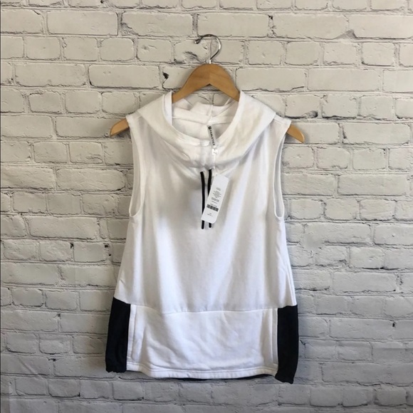 Fabletics Tops - Fabletics | Eirenne Hooded Pullover White S/6